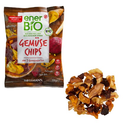 Artikelbild für enerBiO Bio Gemüse Chips 75,0 g, Artikelnummer 510887