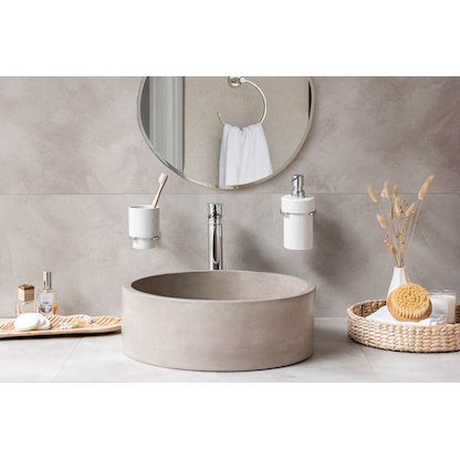 Artikelbild 8 für WENKO Zahnputzbecher Isera silber/weiß, 1 St., Artikelnummer 807604