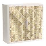Artikelbild 1 für PAPERFLOW easyOffice Classic Chic Rollladenschrank 60100 2 Fachböden 110,0 x 41,5 x 104,0 cm, Artikelnummer 209329