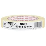 Artikelbild 1 für NOPI Kreppband beige 19,0 mm x 50,0 m 1 Rolle, Artikelnummer 133553