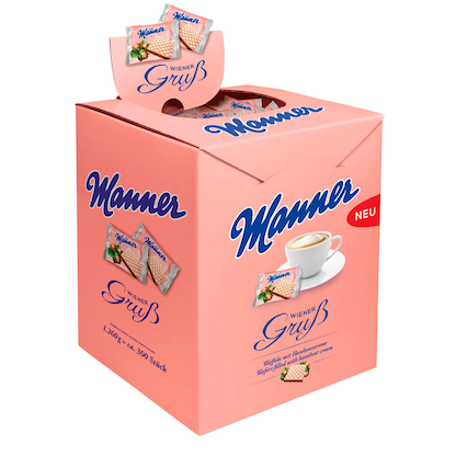 Artikelbild für Manner Wiener Gruß Gebäck 1,26 kg, 300 St., Artikelnummer 257966