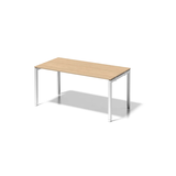 Artikelbild 1 für BISLEY Cito höhenverstellbarer Schreibtisch ahorn, verkehrsweiß rechteckig, 4-Fuß-Gestell weiß 160,0 x 80,0 cm, Artikelnummer 257131