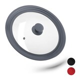 Artikelbild 1 für relaxdays Universal-Topfdeckel grau Ø 31,5 cm, 1 St., Artikelnummer 472734