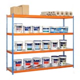 Artikelbild 1 für Simonrack Schwerlast-Weitspannregal SIMONFORTE 8425437081903 blau, orange 210,0 x 60,0 x 200,0 cm, Artikelnummer 353338