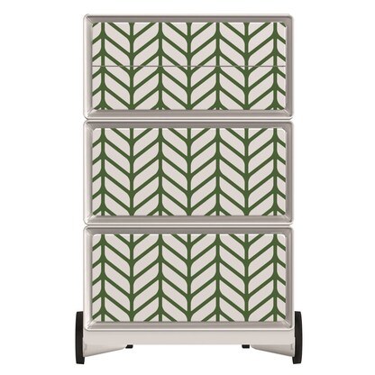 Artikelbild 3 für PAPERFLOW easyBox Tropical Rollcontainer weiß, bunt 60635 4 Auszüge 39,0 x 43,6 x 64,2 cm, Artikelnummer 215253