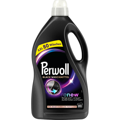 Perwoll BLACK renew Waschmittel flüssig, 4 l