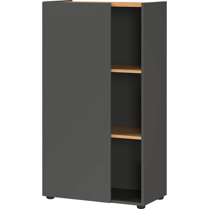 Artikelbild für GERMANIA Aktenschrank Adrano, 2232-549 grafit, navarra-eiche 2 Fachböden 61,0 x 34,0 x 110,0 cm, Artikelnummer 613172