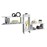 Artikelbild 1 für VCM my home Wandregal Sirola Maxi weiß 188,0 x 20,0 x 80,0 cm, 1 St., Artikelnummer 387462