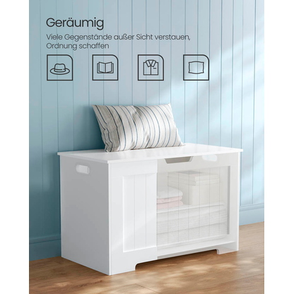 Artikelbild 9 für VASAGLE Sitztruhe LHS11WTV1 weiß Holz 76,0 cm, Artikelnummer 439009