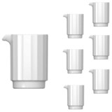 Artikelbild 1 für BAUSCHER Milchkännchen EDGE weiß 0,15 l, 6 St., Artikelnummer 819369