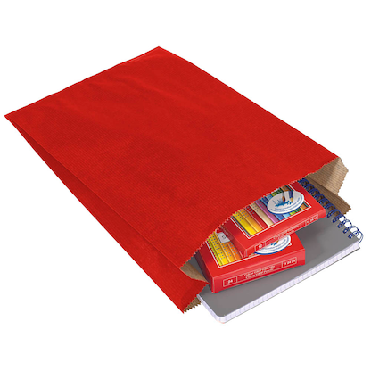 Artikelbild für VP Faltenbeutel rot 15,0 x 21,0 cm, 100 St., Artikelnummer 589598