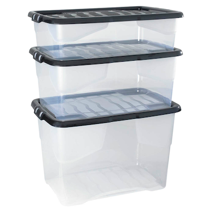 Artikelbild 2 für cep Curve Aufbewahrungsbox 65,0 l glasklar 39,7 x 60,0 x 37,8 cm, 1 St., Artikelnummer 389506