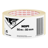 Artikelbild 1 für NOPI Kreppband beige 50,0 mm x 50,0 m 1 Rolle, Artikelnummer 133611