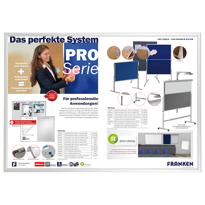 Artikelbild für FRANKEN Klapprahmen Security silber 87,2 x 122,0 cm, 1 St., Artikelnummer 533796