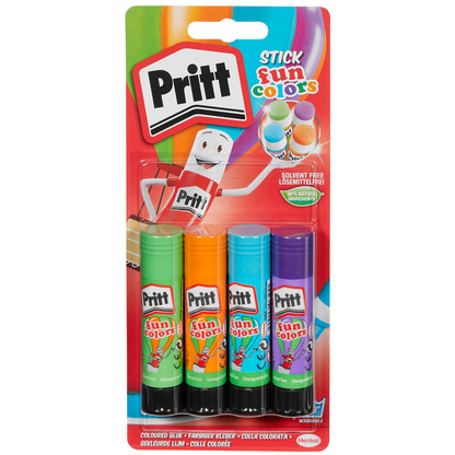 Artikelbild 7 für Pritt fun colors Klebestifte 10,0 g, 4 St., Artikelnummer 455037