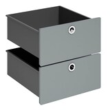 Artikelbild 1 für viasit System4 Schubladen anthrazit 37,5 x 37,5 x 37,5 cm, Artikelnummer 135893
