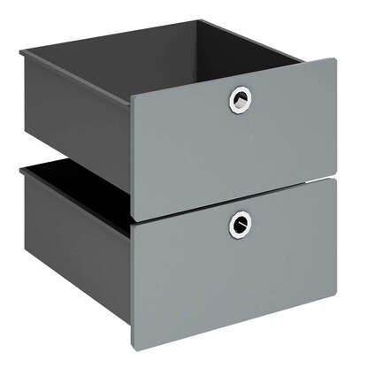 Artikelbild für viasit System4 Schubladen anthrazit 37,5 x 37,5 x 37,5 cm, Artikelnummer 135893