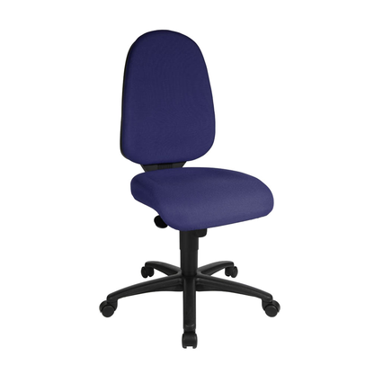 Artikelbild für Topstar Bürostuhl Syncro Pro 5, S500 G26 Stoff blau, Gestell schwarz, Artikelnummer 350633