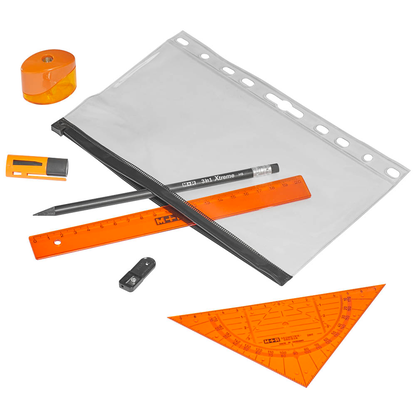 Artikelbild 4 für M + R Schreibset Schule neonorange orange, Artikelnummer 506480