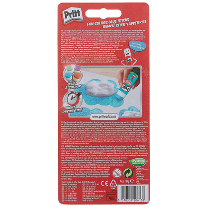 Artikelbild 9 für Pritt fun colors Klebestifte 10,0 g, 4 St., Artikelnummer 455037