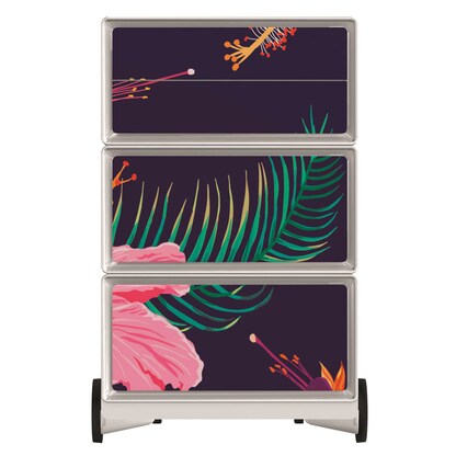 Artikelbild 3 für PAPERFLOW easyBox Tropical Rollcontainer weiß, bunt 60683 4 Auszüge 39,0 x 43,6 x 64,2 cm, Artikelnummer 214498