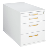 Artikelbild 1 für HAMMERBACHER Solid Rollcontainer weiß 4 Auszüge 42,8 x 80,0 x 51,2 cm, Artikelnummer 298077