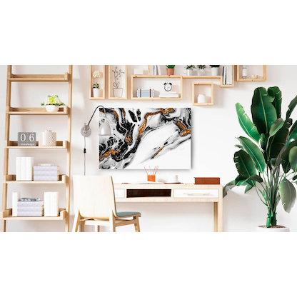 Artikelbild 4 für ALLboards Magnettafel 60,0 x 40,0 cm Marmor gold/weiß, Artikelnummer 502108