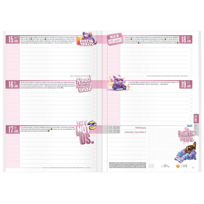 Artikelbild 4 für Häfft® Verlag Hausaufgabenheft Game On 2025/2026 liniert DIN A5 ohne Rand, 88 Blatt, 1 St., Artikelnummer 590739