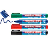 Artikelbild 1 für edding 380 Flipchart-Marker farbsortiert 1,5 - 3,0 mm, 4 St., Artikelnummer 541441