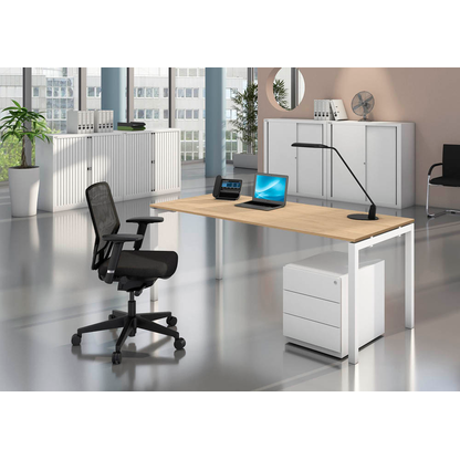 Artikelbild 4 für BISLEY Schiebetürenschrank Cito, SD12112S696 verkehrsweiß 2 Fachböden 120,0 x 43,0 x 118,1 cm, Artikelnummer 272380