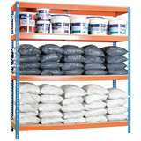 Artikelbild 1 für Simonrack Schwerlast-Weitspannregal SIMONFORTE CHIPBOARD 8425437081569 blau, orange 210,0 x 45,0 x 200,0 cm, Artikelnummer 353309