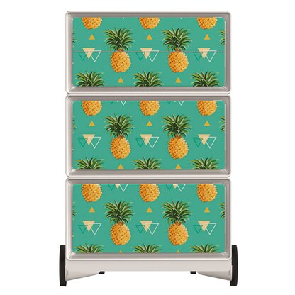 Artikelbild 3 für PAPERFLOW easyBox Tropical Rollcontainer weiß, bunt 60699 4 Auszüge 39,0 x 43,6 x 64,2 cm, Artikelnummer 215337