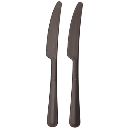 Artikelbild für circulware RESBONSIBLES Mehrweg-Messer, Kunststoff schwarz, 10 St., Artikelnummer 890313