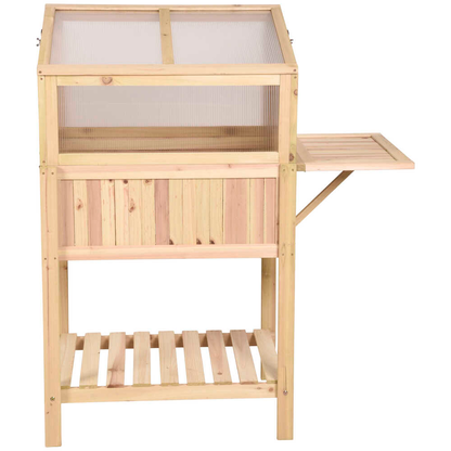 Artikelbild 2 für Garden Pleasure Hochbeet Holz natur, transparent rechteckig 102,5 x 120,0 cm, 1 St., Artikelnummer 796419