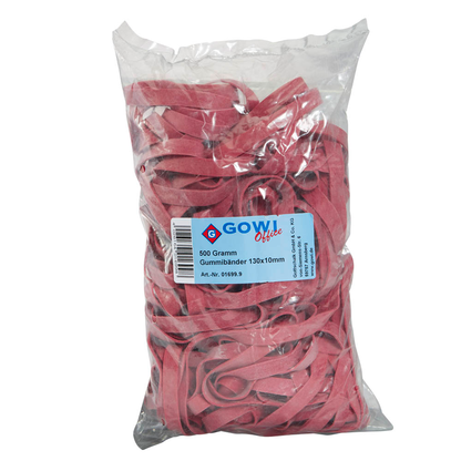 Artikelbild 3 für Gowi Gummibänder rot 1,0 cm, Ø 13,0 cm, 500,0 g, Artikelnummer 390409
