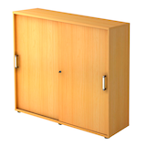 Artikelbild 1 für HAMMERBACHER Schiebetürenschrank 1753S, V1753S/6/6/CE buche 2 Fachböden 120,0 x 40,0 x 110,0 cm, Artikelnummer 858961