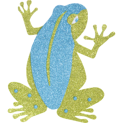 Artikelbild 2 für folia Moosgummi Glitter Magic mehrfarbig 5 Bogen, Artikelnummer 816350