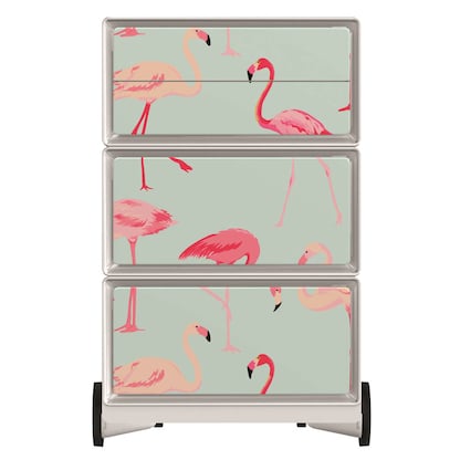 Artikelbild 3 für PAPERFLOW easyBox Tropical Rollcontainer weiß, bunt 60715 4 Auszüge 39,0 x 43,6 x 64,2 cm, Artikelnummer 215329