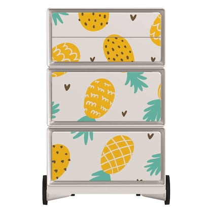 Artikelbild 3 für PAPERFLOW easyBox Tropical Rollcontainer weiß, bunt 60731 4 Auszüge 39,0 x 43,6 x 64,2 cm, Artikelnummer 214716