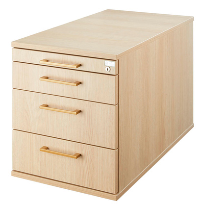 Artikelbild 5 für HAMMERBACHER Solid Rollcontainer eiche 4 Auszüge 42,8 x 80,0 x 51,2 cm, Artikelnummer 298061