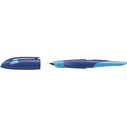 Artikelbild für STABILO EASYbirdy Patronenfüller dunkelblau/hellblau A (für Anfänger), 1 St., Artikelnummer 253611