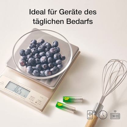 Artikelbild 7 für 6 + 4 GRATIS: GP Batterien SUPER Alkali-Mangan Mignon AA 1,5 V, 6 St. + GRATIS 4 St., Artikelnummer 296059