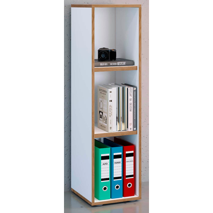 Artikelbild 6 für VCM my office Aktenregal Salia weiß, honig-eiche 30,0 x 32,0 x 109,7 cm, 1 St., Artikelnummer 364279