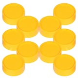 Artikelbild 1 für MAUL Magnete gelb, Kunststoff Ø 3,4 x 1,4 cm, 10 St., Artikelnummer 368600