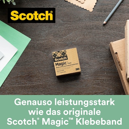 Artikelbild 4 für Scotch Magic 810 Klebefilm transparent 19,0 mm x 30,0 m 1 Rolle, Artikelnummer 477776