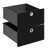 Artikelbild 1 für viasit System4 Schubladen schwarz 37,5 x 37,5 x 37,5 cm, Artikelnummer 214841