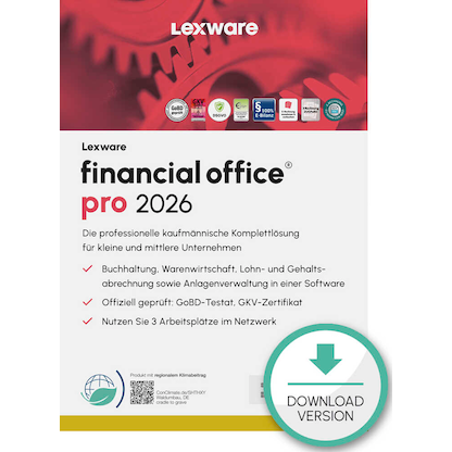 Artikelbild für LEXWARE Financial Office Pro 2026 Software Vollversion (Download-Link), Artikelnummer 765327