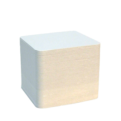 Artikelbild für folia Bastelfilz Bierfilze blanko eckig weiß 100 St., Artikelnummer 690168