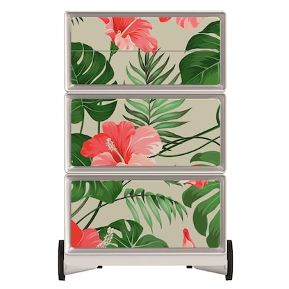 Artikelbild 3 für PAPERFLOW easyBox Tropical Rollcontainer weiß, bunt 62737 4 Auszüge 39,0 x 43,6 x 64,2 cm, Artikelnummer 215839