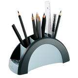 Artikelbild 1 für DURABLE Stiftehalter VEGAS schwarz/grau Kunststoff 5 Fächer 20,5 x 9,0 x 8,0 cm, Artikelnummer 709303